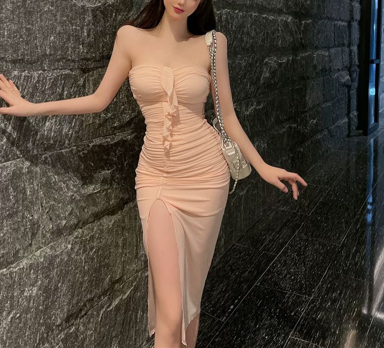 妩媚嫩模性感连衣裙私拍