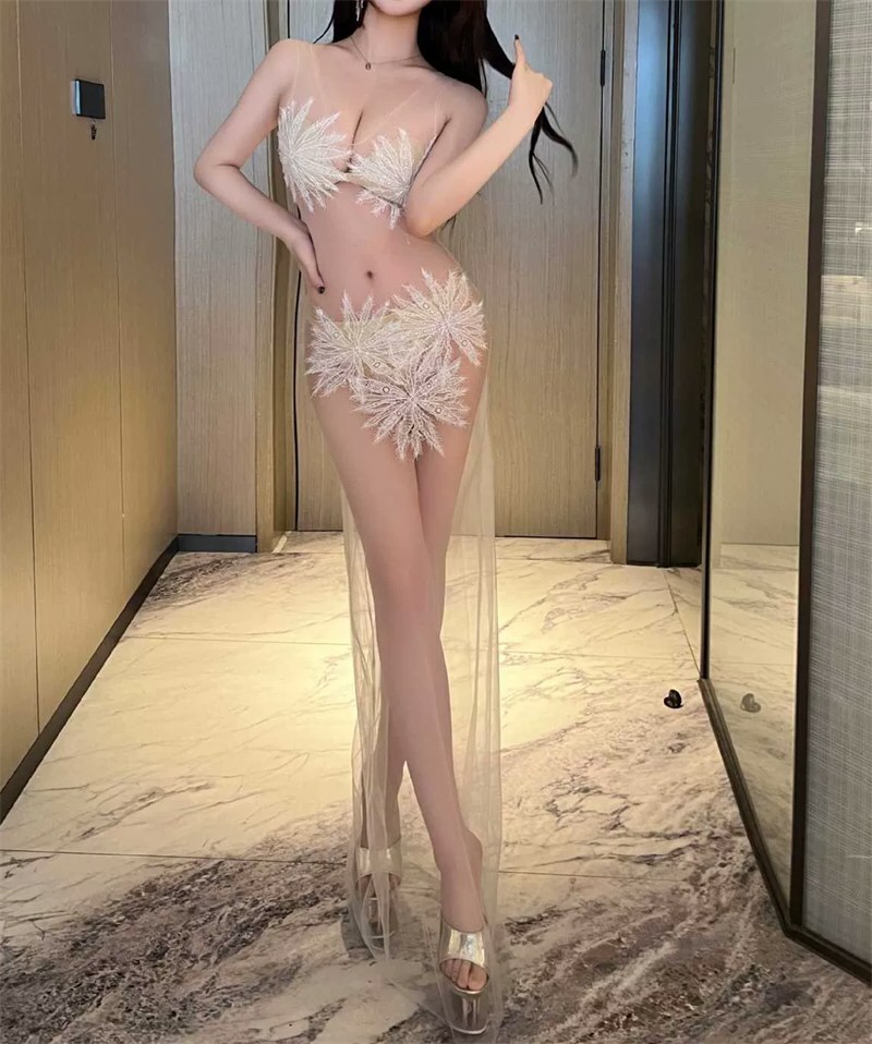 美貌女神性感连衣裙原图